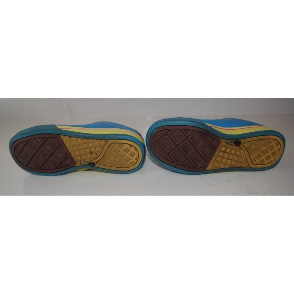 BBC Ice Cream Board Flip Sneakers Blue Pink Yellow Low Top Skate Shoes 5